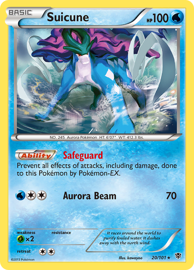 Suicune (20/101) [Black & White: Plasma Blast] | Fandemonia Ltd