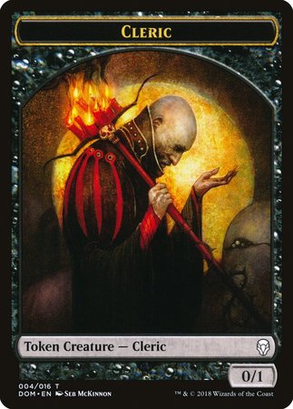 Cleric Token [Dominaria Tokens] | Fandemonia Ltd