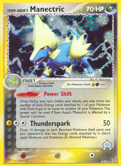 Team Aqua's Manectric (4/95) [EX: Team Magma vs Team Aqua] | Fandemonia Ltd