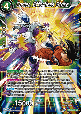 Cooler, Effortless Strike (Super Rare) [BT13-073] | Fandemonia Ltd