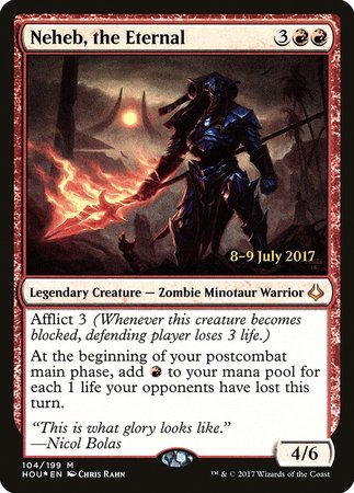 Neheb, the Eternal [Hour of Devastation Promos] | Fandemonia Ltd