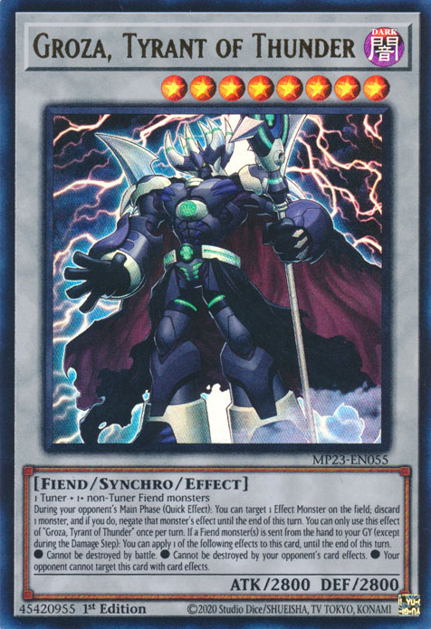 Groza, Tyrant of Thunder [MP23-EN055] Ultra Rare | Fandemonia Ltd