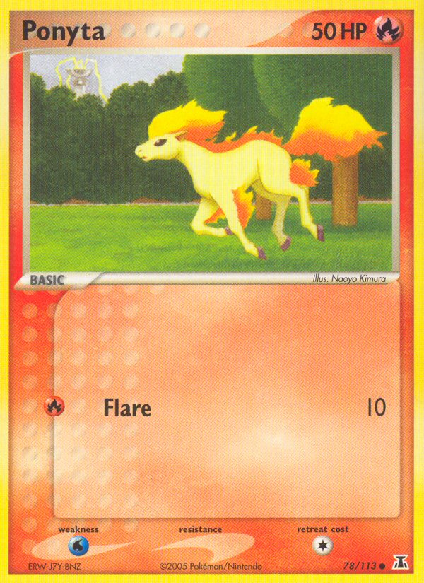 Ponyta (78/113) [EX: Delta Species] | Fandemonia Ltd