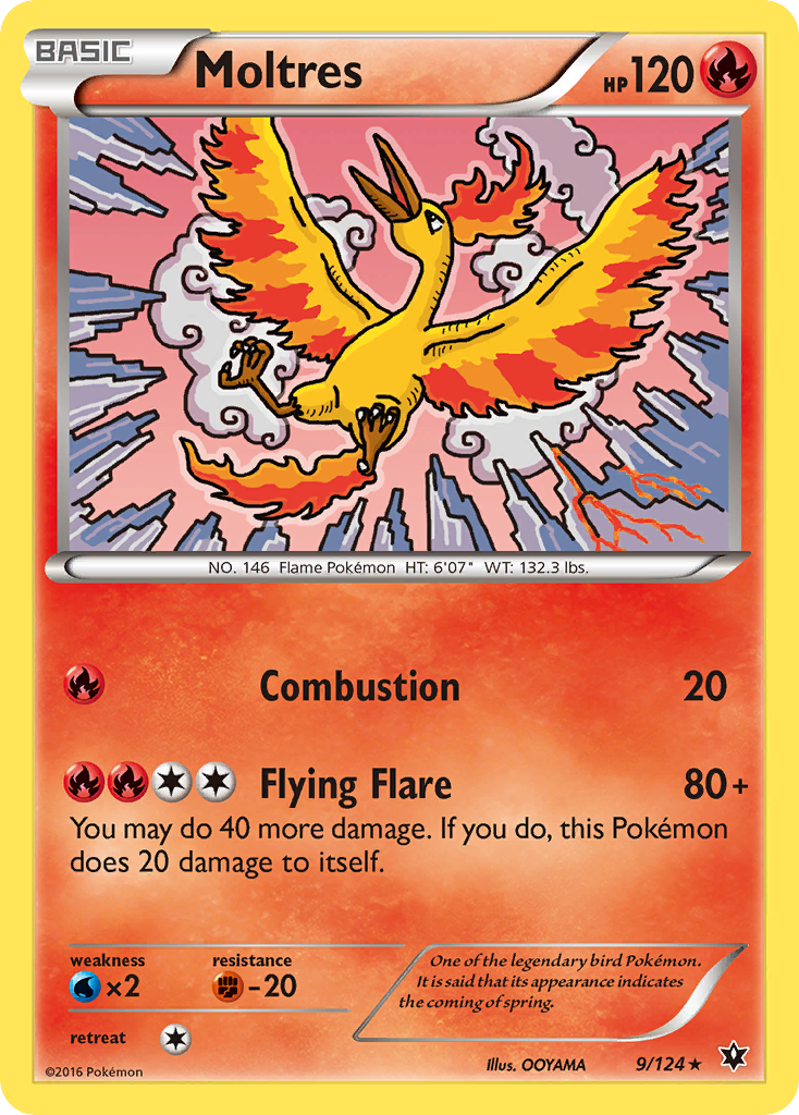 Moltres (9/124) [XY: Fates Collide] | Fandemonia Ltd