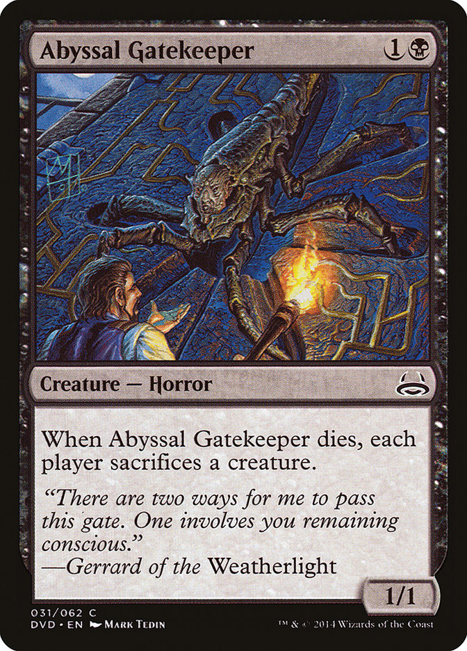 Abyssal Gatekeeper (Divine vs. Demonic) [Duel Decks Anthology] | Fandemonia Ltd