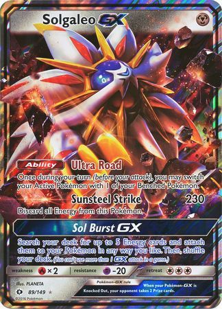 Solgaleo GX (89/149) (Jumbo Card) [Sun & Moon: Base Set] | Fandemonia Ltd