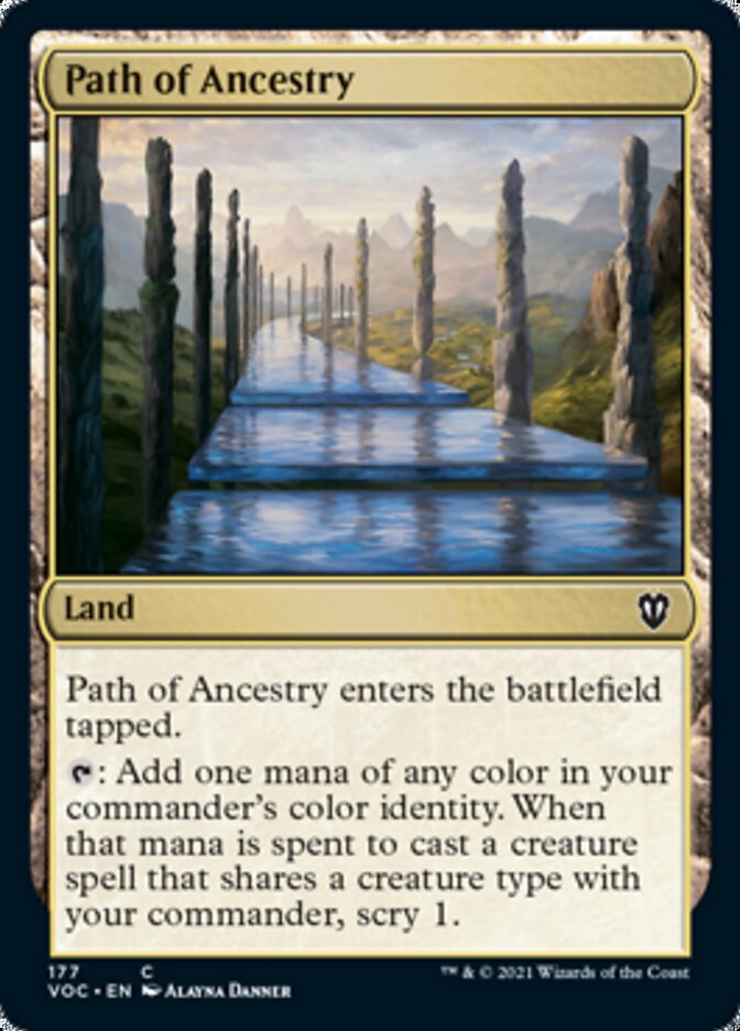 Path of Ancestry [Innistrad: Crimson Vow Commander] | Fandemonia Ltd