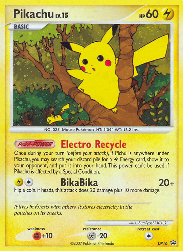 Pikachu (DP16) [Diamond & Pearl: Black Star Promos] | Fandemonia Ltd