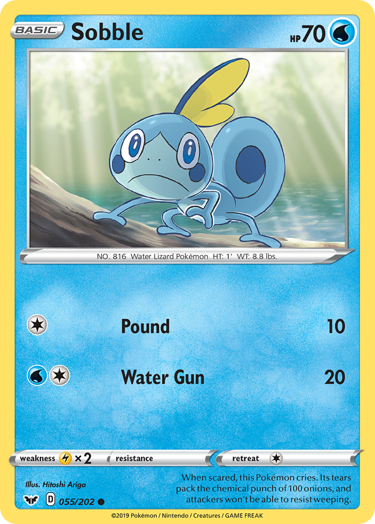 Sobble (055/202) [Sword & Shield: Base Set] | Fandemonia Ltd