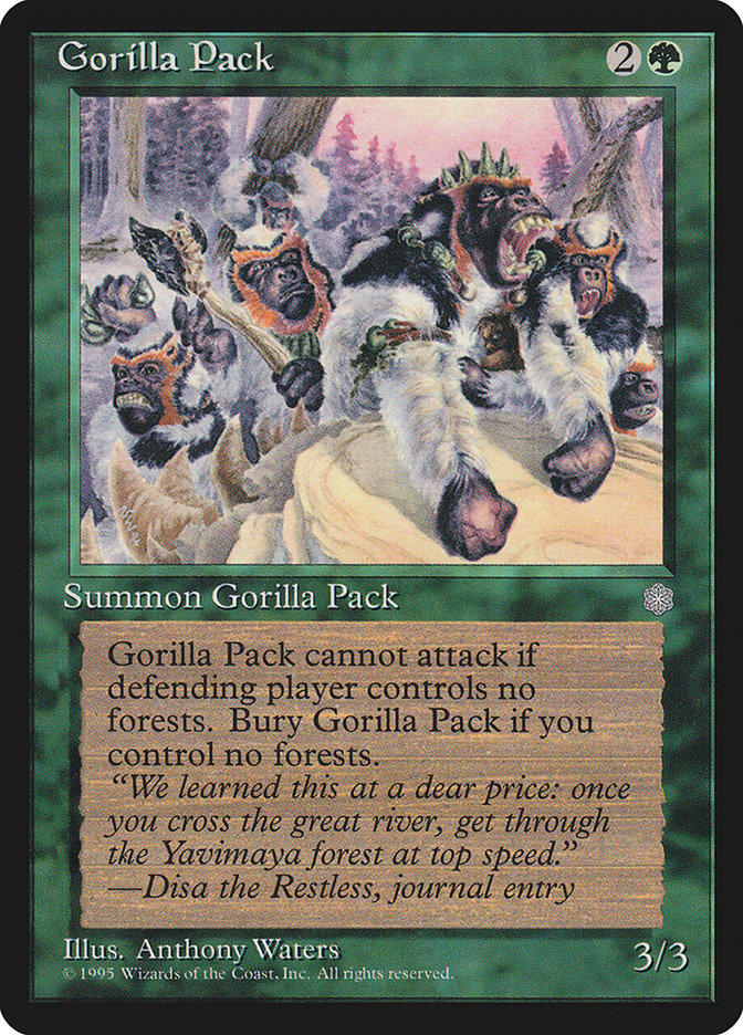 Gorilla Pack [Ice Age] | Fandemonia Ltd