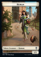 Eldrazi Spawn // Human Double-sided Token [Streets of New Capenna Commander Tokens] | Fandemonia Ltd