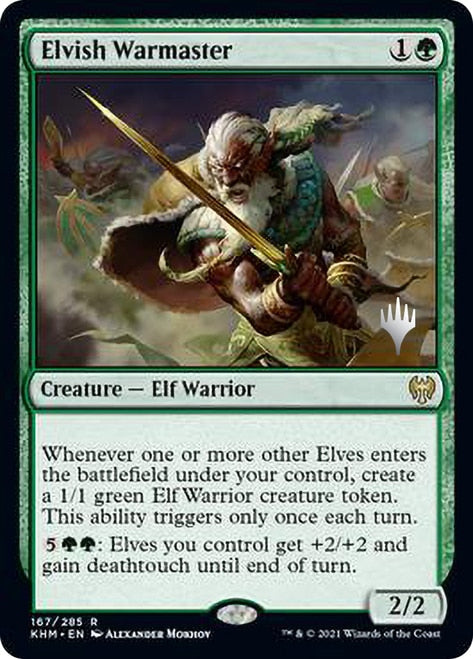 Elvish Warmaster [Kaldheim Promo Pack] | Fandemonia Ltd