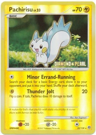 Pachirisu (35/130) [Burger King Promos: 2008 Collection] | Fandemonia Ltd