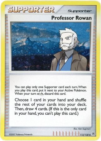 Professor Rowan (112/130) (Cosmos Holo) [Diamond & Pearl: Base Set] | Fandemonia Ltd