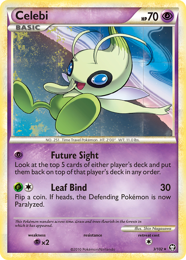 Celebi (3/102) [HeartGold & SoulSilver: Triumphant] | Fandemonia Ltd