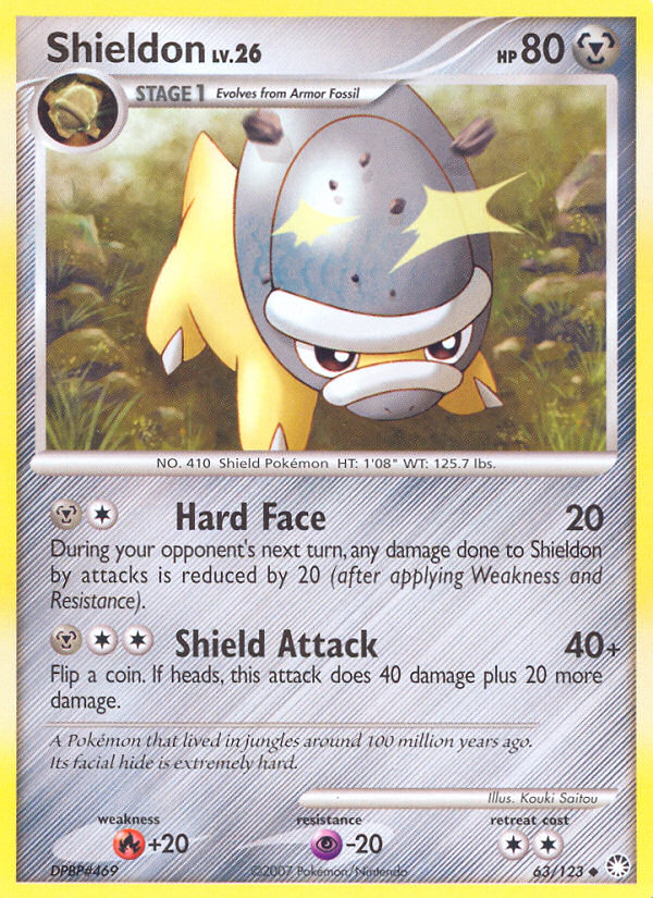 Shieldon (63/123) [Diamond & Pearl: Mysterious Treasures] | Fandemonia Ltd