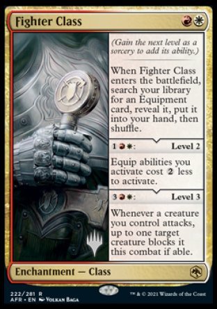 Fighter Class (Promo Pack) [Dungeons & Dragons: Adventures in the Forgotten Realms Promos] | Fandemonia Ltd