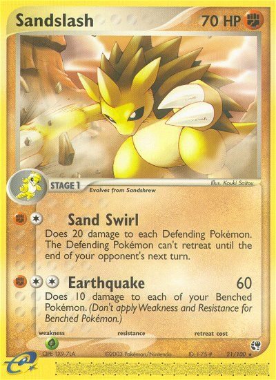 Sandslash (21/100) [EX: Sandstorm] | Fandemonia Ltd