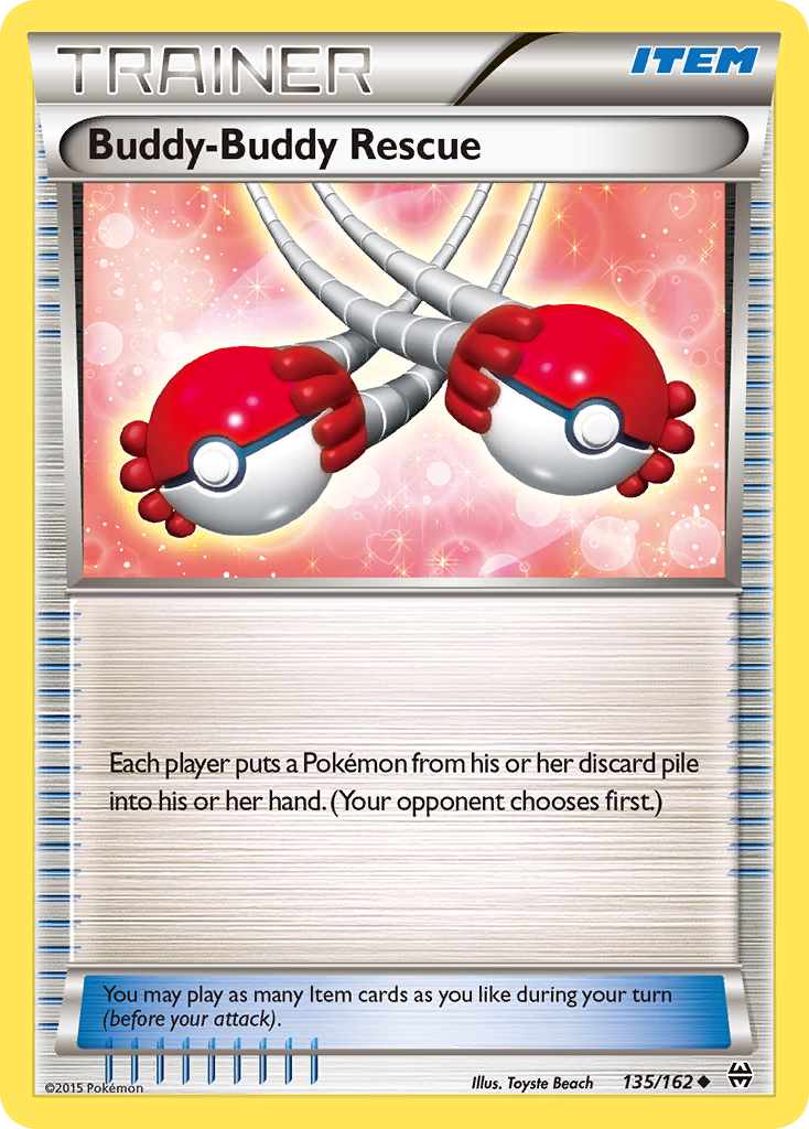 Buddy-Buddy Rescue (135/162) [XY: BREAKthrough] | Fandemonia Ltd