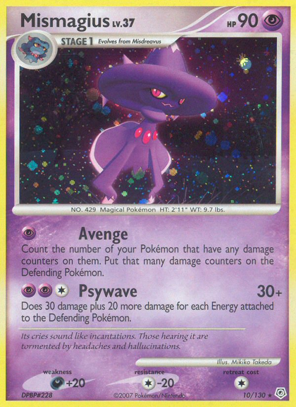 Mismagius (10/130) [Diamond & Pearl: Base Set] | Fandemonia Ltd