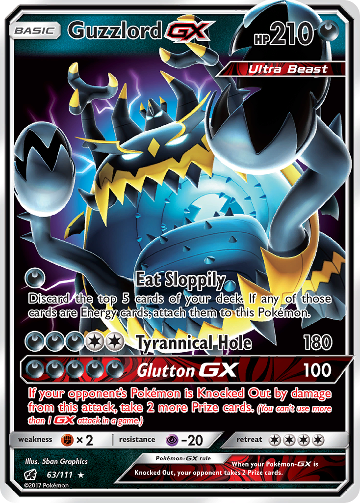 Guzzlord GX (63/111) [Sun & Moon: Crimson Invasion] | Fandemonia Ltd