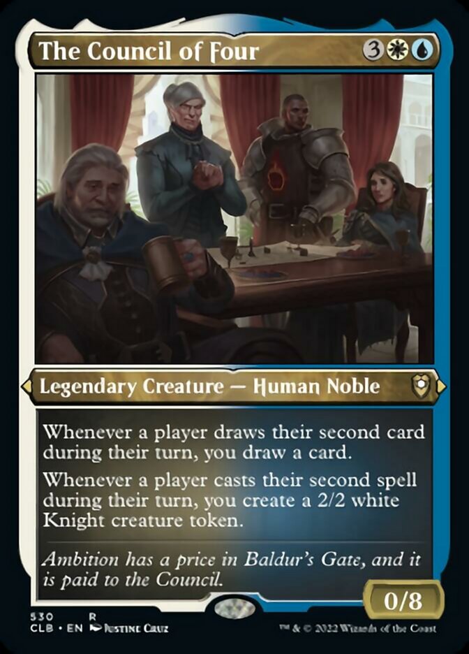 The Council of Four (Foil Etched) [Commander Legends: Battle for Baldur's Gate] | Fandemonia Ltd