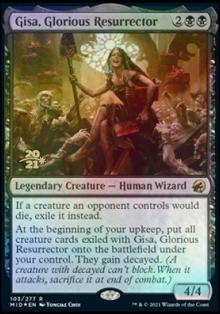 Gisa, Glorious Resurrector [Innistrad: Midnight Hunt Prerelease Promos] | Fandemonia Ltd