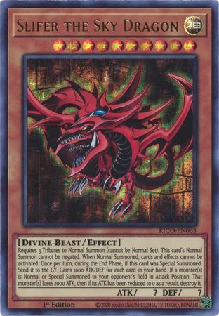 Slifer the Sky Dragon (Ultra Pharaoh's Rare) [KICO-EN063] Ultra Pharaoh’s Rare | Fandemonia Ltd