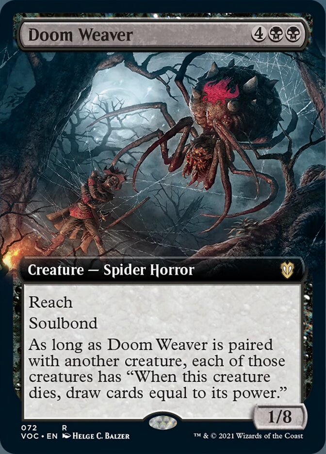 Doom Weaver (Extended) [Innistrad: Crimson Vow Commander] | Fandemonia Ltd