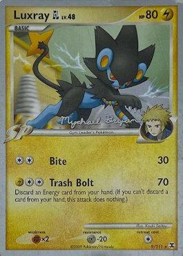 Luxray GL LV.48 (9/111) (Happy Luck - Mychael Bryan) [World Championships 2010] | Fandemonia Ltd