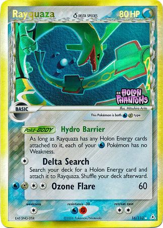 Rayquaza (16/110) (Delta Species) (Stamped) [EX: Holon Phantoms] | Fandemonia Ltd