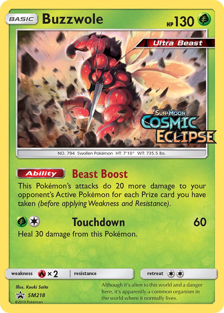 Buzzwole (SM218) [Sun & Moon: Black Star Promos] | Fandemonia Ltd