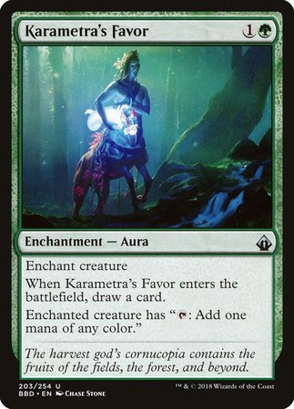 Karametra's Favor [Battlebond] | Fandemonia Ltd