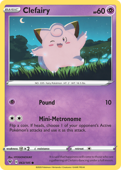 Clefairy (063/185) [Sword & Shield: Vivid Voltage] | Fandemonia Ltd