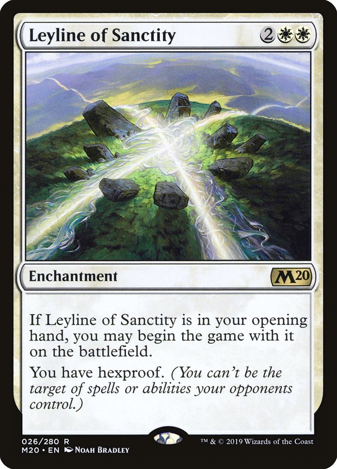 Leyline of Sanctity [Core Set 2020] | Fandemonia Ltd