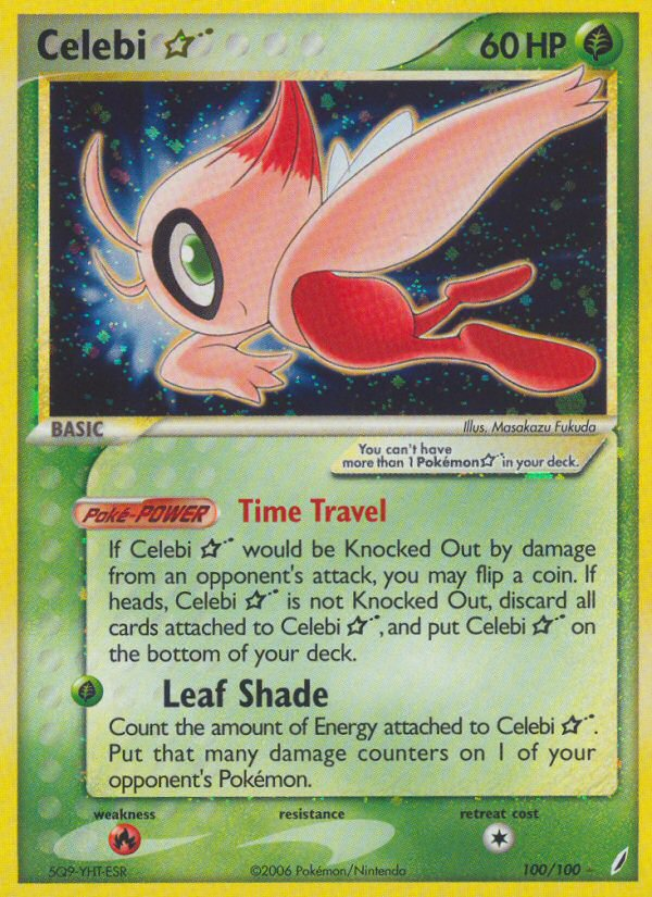 Celebi Star (100/100) [EX: Crystal Guardians] | Fandemonia Ltd