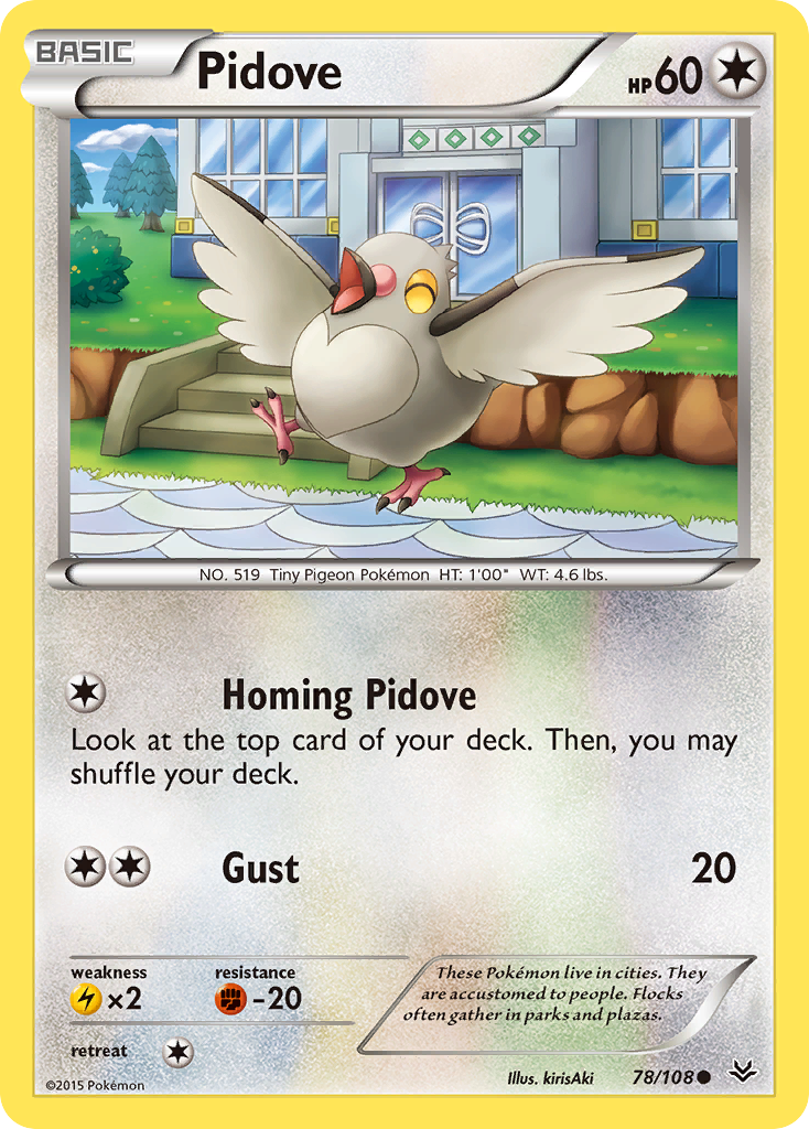 Pidove (78/108) [XY: Roaring Skies] | Fandemonia Ltd