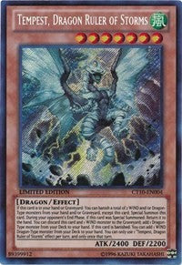 Tempest, Dragon Ruler of Storms [CT10-EN004] Secret Rare | Fandemonia Ltd