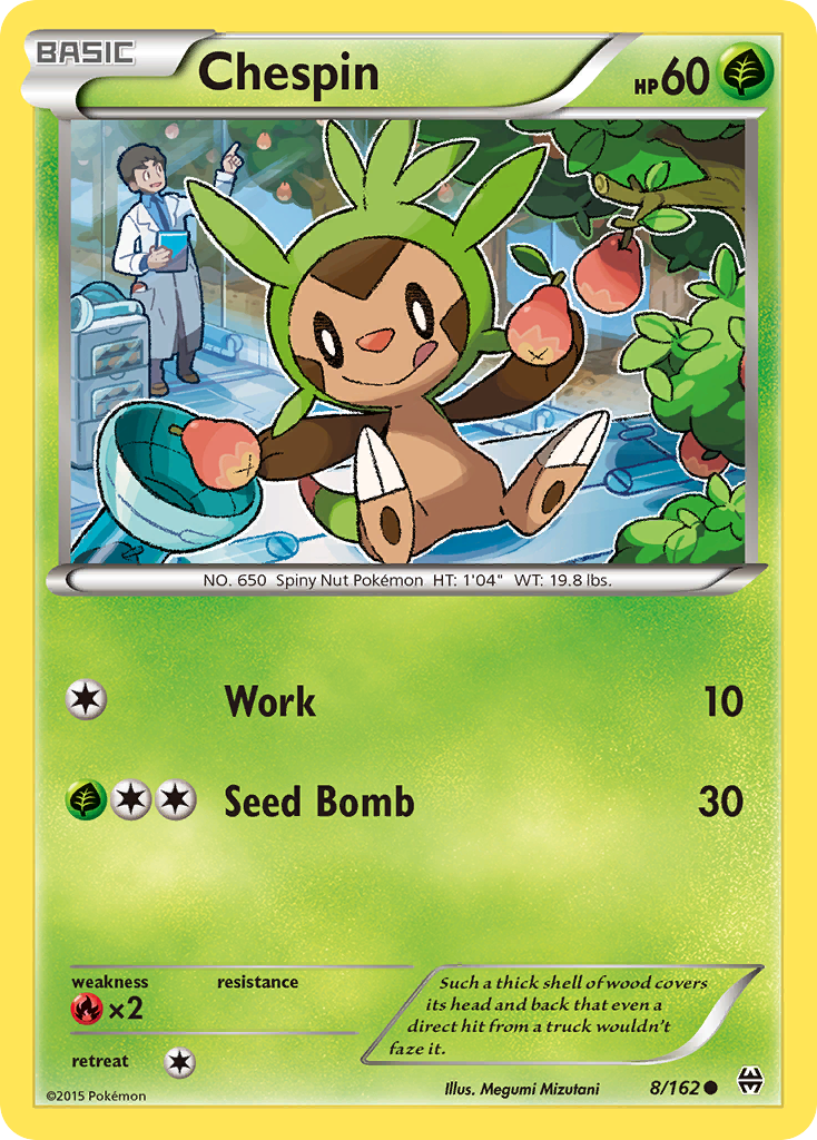 Chespin (8/162) [XY: BREAKthrough] | Fandemonia Ltd