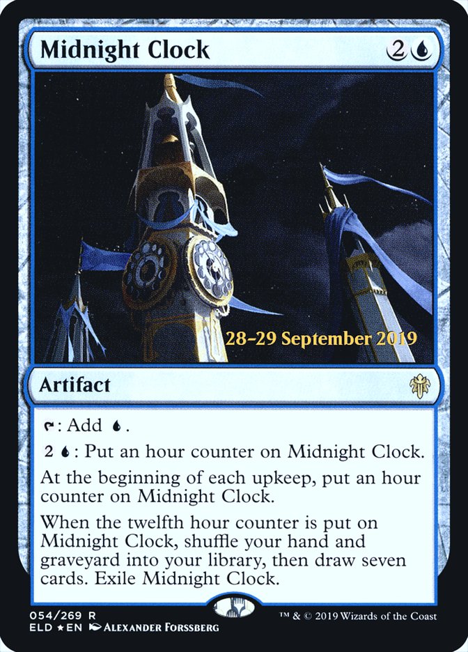 Midnight Clock  [Throne of Eldraine Prerelease Promos] | Fandemonia Ltd