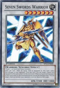 Seven Swords Warrior [SP13-EN048] Common | Fandemonia Ltd