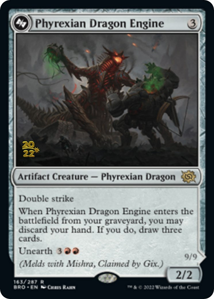 Phyrexian Dragon Engine [The Brothers' War: Prerelease Promos] | Fandemonia Ltd