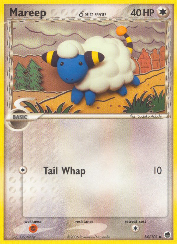 Mareep (54/101) (Delta Species) [EX: Dragon Frontiers] | Fandemonia Ltd