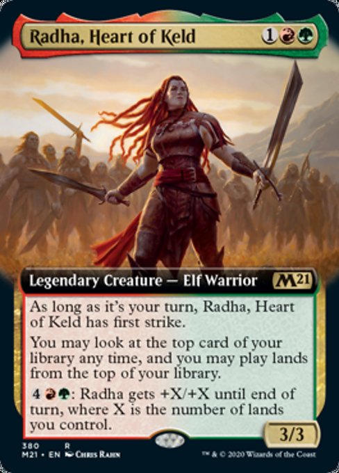 Radha, Heart of Keld (Extended Art) [Core Set 2021] | Fandemonia Ltd