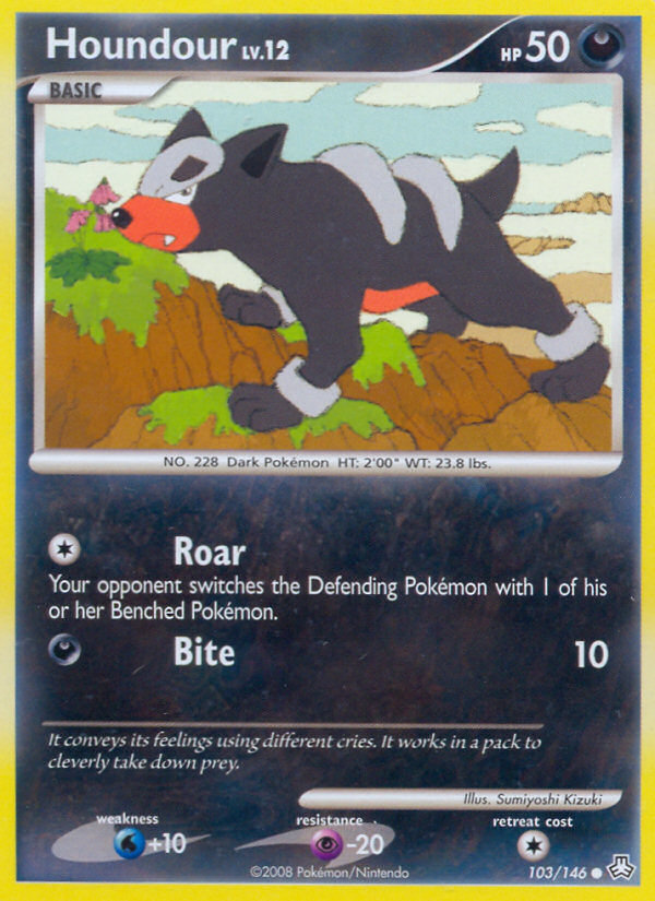 Houndour (103/146) [Diamond & Pearl: Legends Awakened] | Fandemonia Ltd