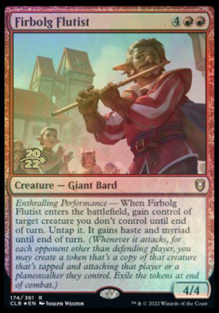 Firbolg Flutist [Commander Legends: Battle for Baldur's Gate Prerelease Promos] | Fandemonia Ltd