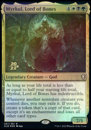 Myrkul, Lord of Bones [Commander Legends: Battle for Baldur's Gate Prerelease Promos] | Fandemonia Ltd