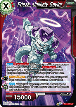 Frieza, Unlikely Savior (BT14-003) [Cross Spirits] | Fandemonia Ltd