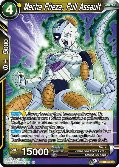 Mecha Frieza, Full Assault (EB1-42) [Battle Evolution Booster] | Fandemonia Ltd