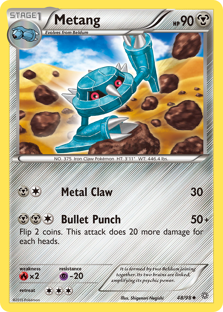 Metang (48/98) [XY: Ancient Origins] | Fandemonia Ltd